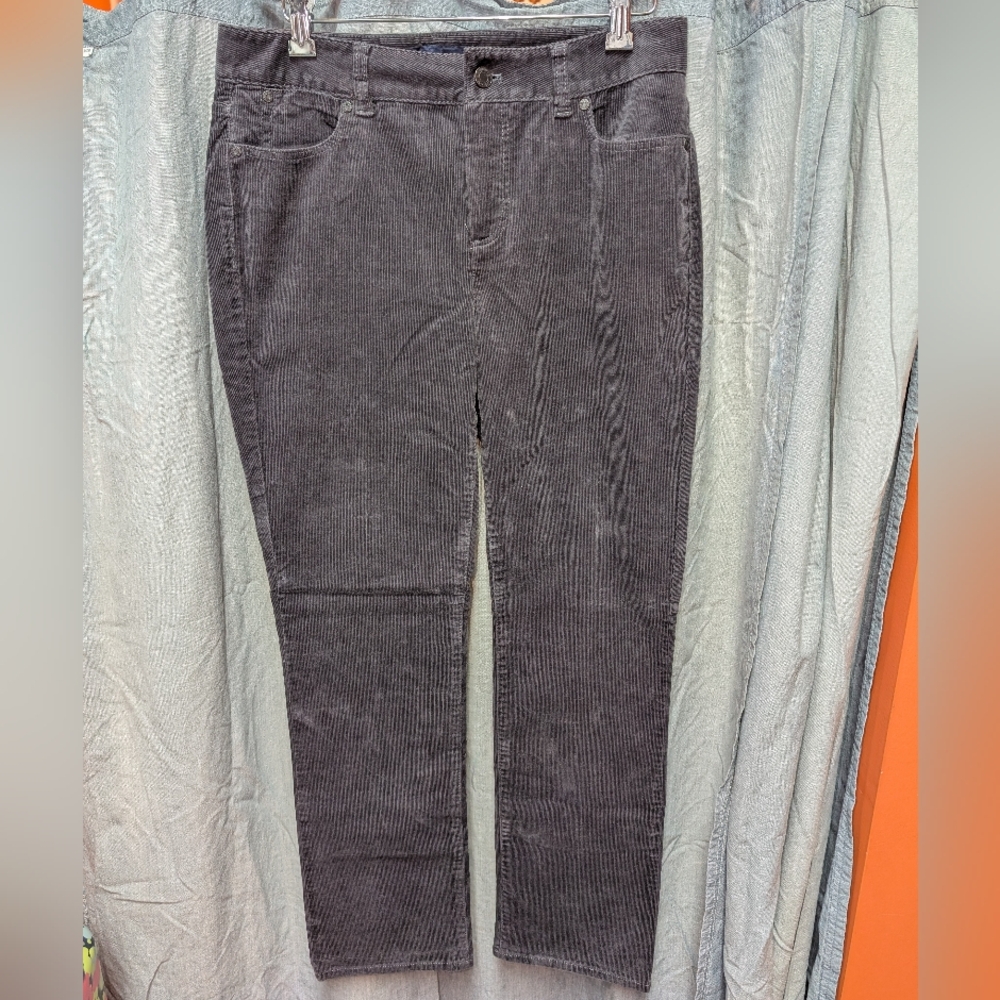 Talbots Charcoal Corduroy Trousers